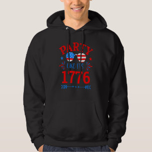 Celebrate July 4th And 1776 Independence Day Fun D Hoodie