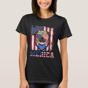 Celebrate July 4th in Style with American Pug T-Shirt
