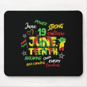 Celebrate Juneteenth 1865 African American Emancip Mouse Pad