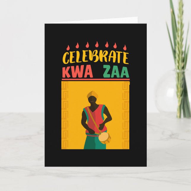 Celebrate Kwanzaa Card (Front)