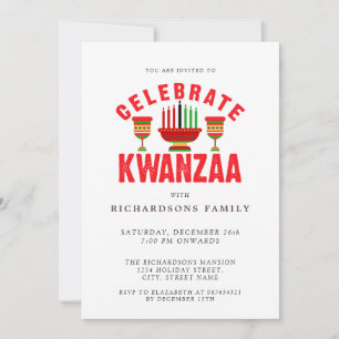 Celebrate Kwanzaa Party Invitation