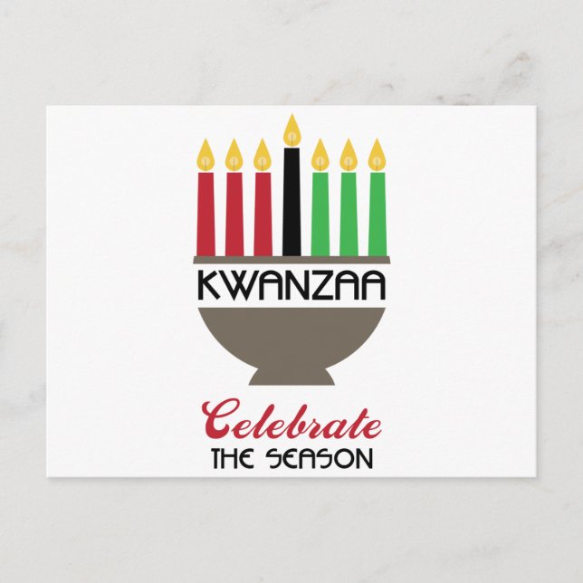 Celebrate Kwanzaa Postcard (Front)