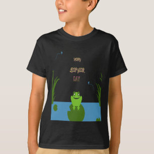 Celebrate Leap Year & Feeling Hoppy? Frog Tee! T-Shirt