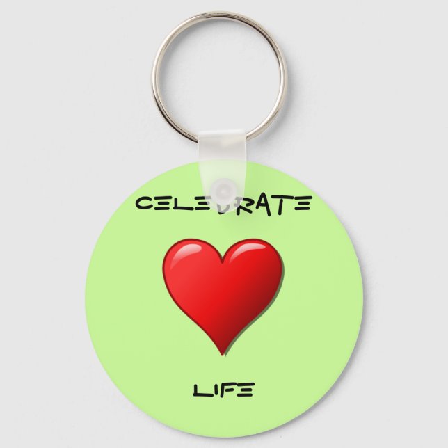 Celebrate Life Key Ring (Front)