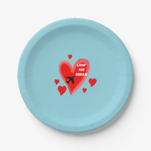 Celebrate Livin' The Dream! Paper Plate