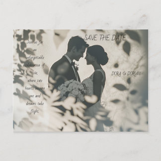 Celebrate Love and Joy with a wedding invitation Postcard