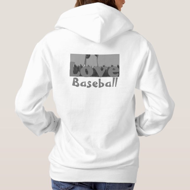 Celebrate Love % Baseball with Our Stylish Hoodie (Back)