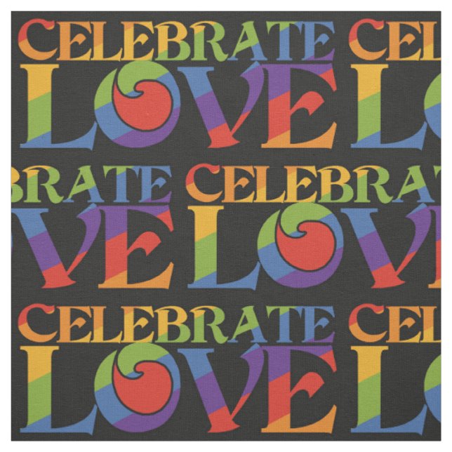 Celebrate Love custom fabric (Swatch)