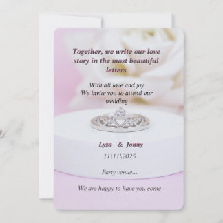 "Celebrate Love: Elegant Wedding Invitation