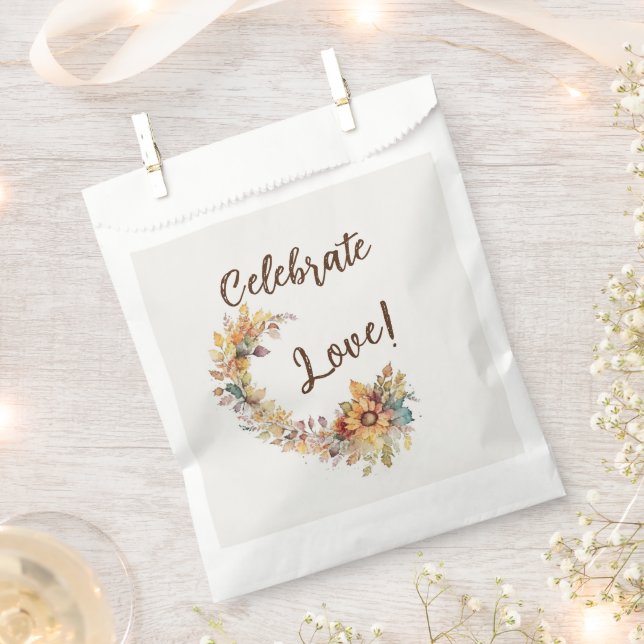 Celebrate Love Favour Bags (Clipped)