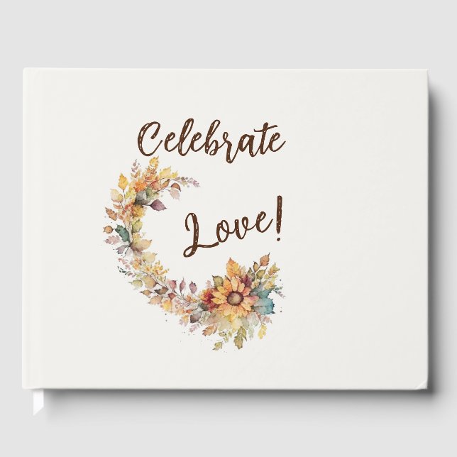 Celebrate Love Guest Book (Front)