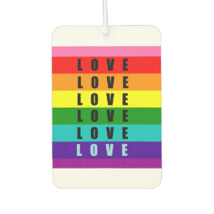 Celebrate love, pride, and authenticity car air freshener