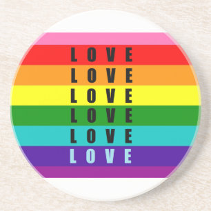 Celebrate love, pride, and authenticity coaster