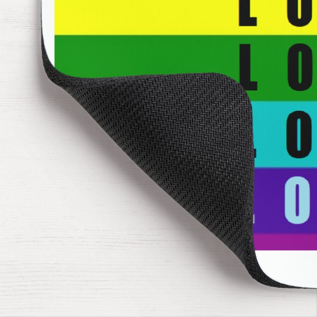 Celebrate love, pride, and authenticity  mouse pad (Corner)