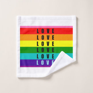 Celebrate love, pride, and authenticity wash cloth