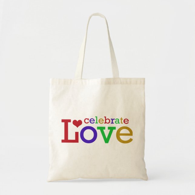 Celebrate Love Tote Bag (Front)
