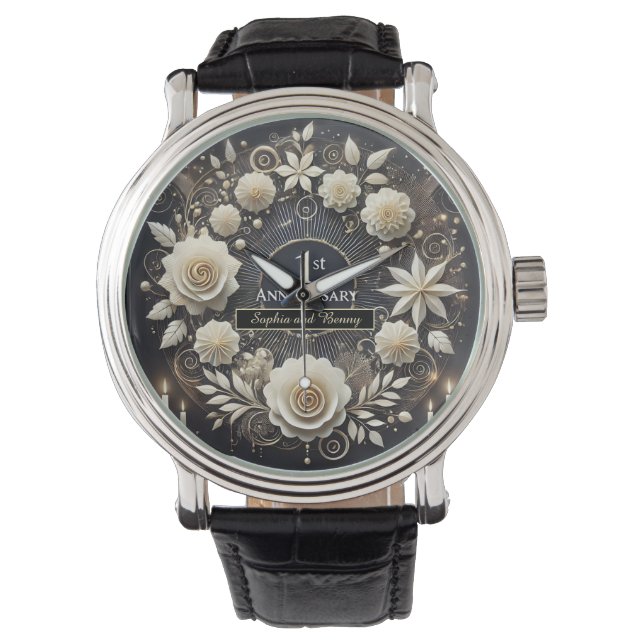 Celebrate Love with Paper Elegance Watch (Front)