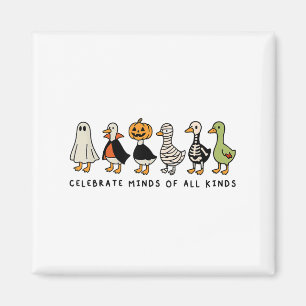 Celebrate Minds Of All Kinds Mental Health Autism Magnet