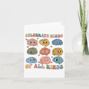 Celebrate Minds Of All Kinds Neurodiversity Autism Card
