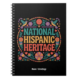 Celebrate National Hispanic Heritage Month Pride Notebook