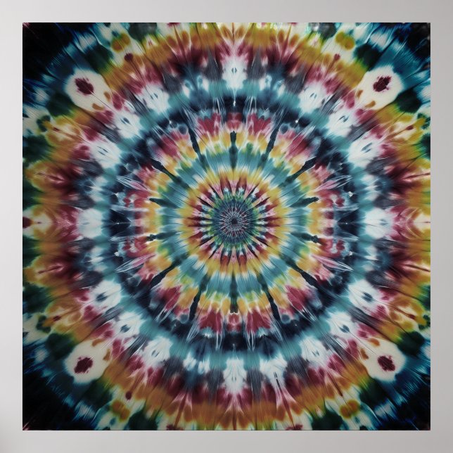 Celebrate National Tye-Dye Day With Striking Wall Poster (Front)