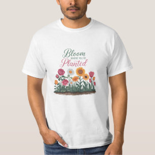 Celebrate Nature with Blooming Flower Designs T-Shirt