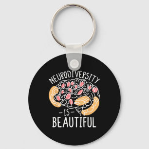 Celebrate Neurodiversity Is Beautiful  Key Ring