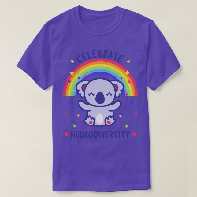 Celebrate Neurodiversity IV T-Shirt (Design Front)