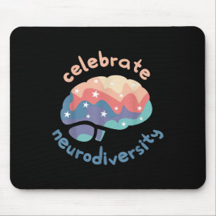 Celebrate Neurodiversity Mental Health Awareness M Mouse Pad