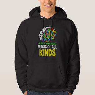Celebrate Neurodiversity Minds Of All Kinds Friend Hoodie