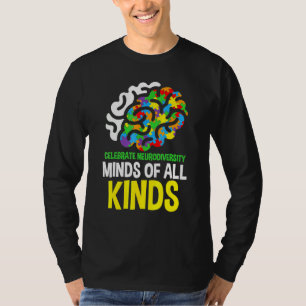 Celebrate Neurodiversity Minds Of All Kinds Friend T-Shirt