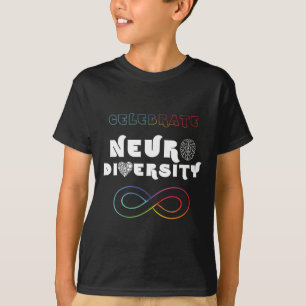 Celebrate Neurodiversity Rainbow Infinity Autism A T-Shirt