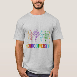 Celebrate Neurodiversity with this great rainbow f T-Shirt