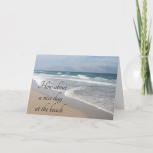 CELEBRATE OUR ANNIVERSARY AT THE BEACH CARD