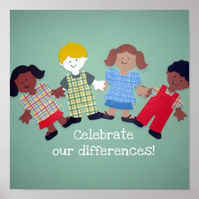 Celebrate our differences! poster (Front)