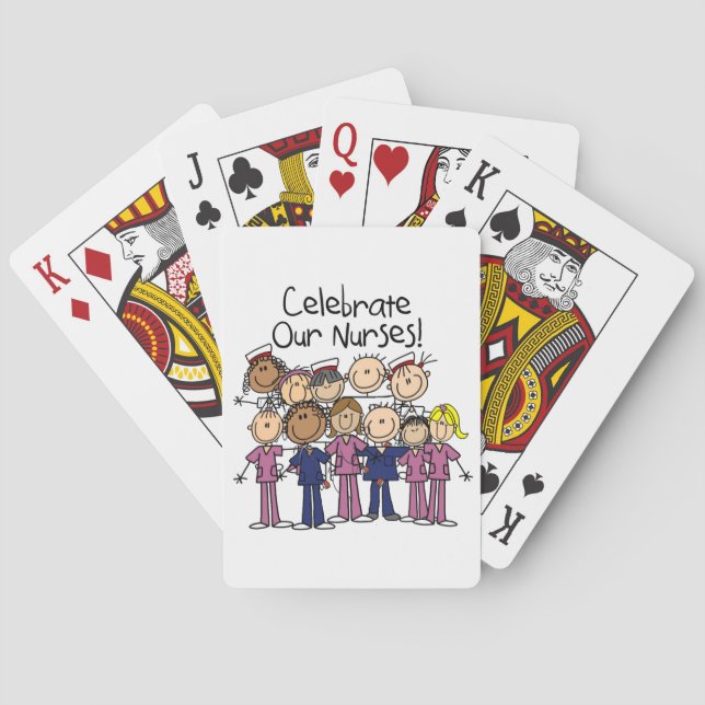 Celebrate Our Nurses Playing Cards (Back)