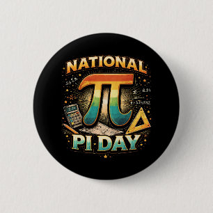 Celebrate Pi 6 Cm Round Badge