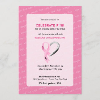Celebrate Pink event Invitation