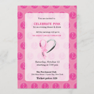 Celebrate Pink event Invitation