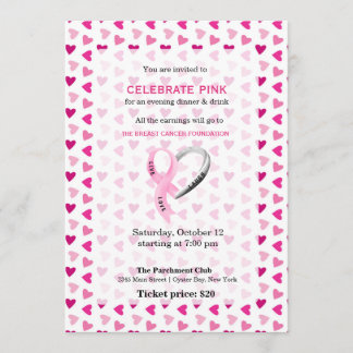 Celebrate Pink event Invitation