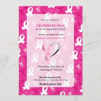 Celebrate Pink event Invitation