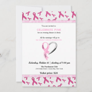 Celebrate Pink event Invitation