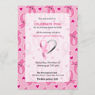 Celebrate Pink event Invitation