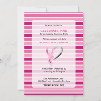 Celebrate Pink event Invitation