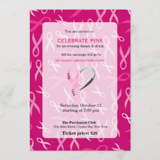 Celebrate Pink event Invitation