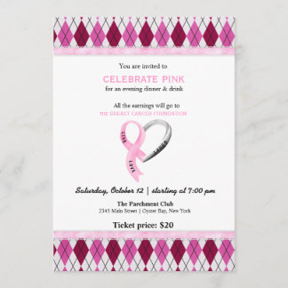 Celebrate Pink event Invitation