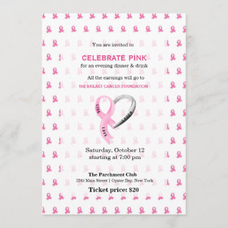 Celebrate Pink event Invitation