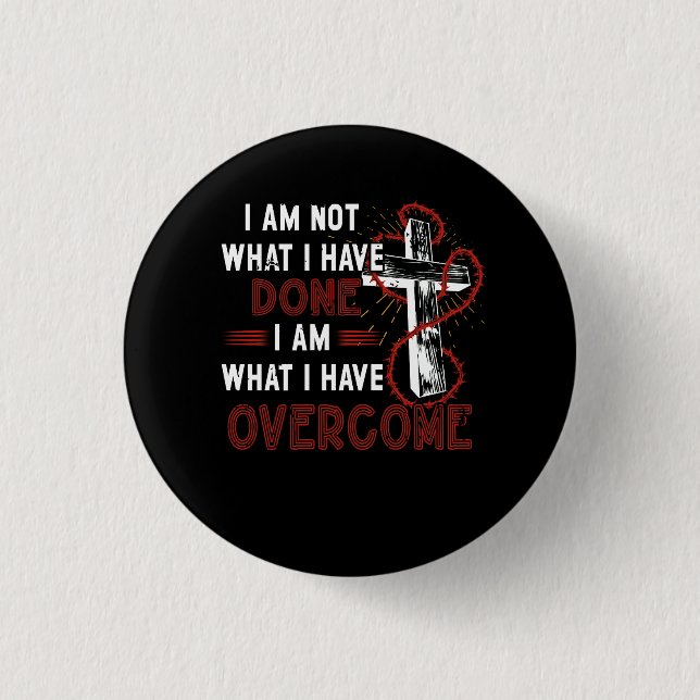 Celebrate Recovery T-Shirt Christian Cross Jesus C 3 Cm Round Badge (Front)