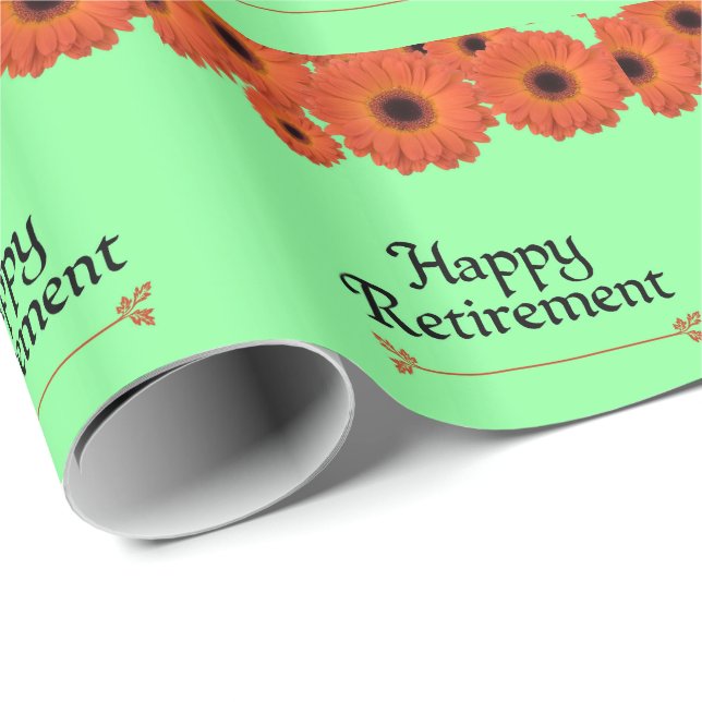 Celebrate Retirement Wrapping Paper (Roll Corner)