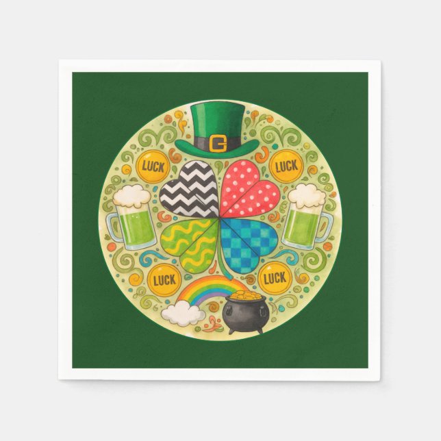 Celebrate St. Patrick’s Day Napkin (Front)